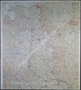 Дело 595: Документы отдела IIIb оперативного управления Генерального штаба при ОКХ: карта «Положение на Востоке» - Карта, показывающая положение войск вермахта на германо-советском фронте, включая положение частей Красной Армии, по состоянию на 07.02.1943