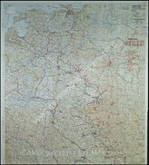 Дело 672: Документы отдела IIIb оперативного управления Генерального штаба при ОКХ: карта «Положение на Востоке» - Карта, показывающая положение войск вермахта на германо-советском фронте, включая положение частей Красной Армии, по состоянию на 25.04.1943