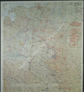 Дело 719: Документы отдела IIIb оперативного управления Генерального штаба при ОКХ: карта «Положение на Востоке» - Карта, показывающая положение войск вермахта на германо-советском фронте, включая положение частей Красной Армии, по состоянию на 11.06.1943