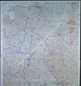 Дело 772: Документы отдела IIIb оперативного управления Генерального штаба при ОКХ: карта «Положение на Востоке» - Карта, показывающая положение войск вермахта на германо-советском фронте, включая положение частей Красной Армии, по состоянию на 03.08.1943