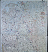 Дело 774: Документы отдела IIIb оперативного управления Генерального штаба при ОКХ: карта «Положение на Востоке» - Карта, показывающая положение войск вермахта на германо-советском фронте, включая положение частей Красной Армии, по состоянию на 05.08.1943