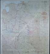 Дело 793: Документы отдела IIIb оперативного управления Генерального штаба при ОКХ: карта «Положение на Востоке» - Карта, показывающая положение войск вермахта на германо-советском фронте, включая положение частей Красной Армии, по состоянию на 24.08.1943