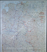 Дело 803: Документы отдела IIIb оперативного управления Генерального штаба при ОКХ: карта «Положение на Востоке» - Карта, показывающая положение войск вермахта на германо-советском фронте, включая положение частей Красной Армии, по состоянию на 03.09.1943