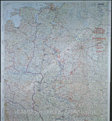 Дело 814: Документы отдела IIIb оперативного управления Генерального штаба при ОКХ: карта «Положение на Востоке» - Карта, показывающая положение войск вермахта на германо-советском фронте, включая положение частей Красной Армии, по состоянию на 14.09.1943