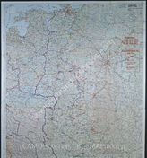 Дело 815: Документы отдела IIIb оперативного управления Генерального штаба при ОКХ: карта «Положение на Востоке» - Карта, показывающая положение войск вермахта на германо-советском фронте, включая положение частей Красной Армии, по состоянию на 15.09.1943