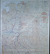 Дело 836: Документы отдела IIIb оперативного управления Генерального штаба при ОКХ: карта «Положение на Востоке» - Карта, показывающая положение войск вермахта на германо-советском фронте, включая положение частей Красной Армии, по состоянию на 06.10.1943
