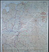 Дело 838: Документы отдела IIIb оперативного управления Генерального штаба при ОКХ: карта «Положение на Востоке» - Карта, показывающая положение войск вермахта на германо-советском фронте, включая положение частей Красной Армии, по состоянию на 08.10.1943