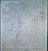 Дело 849: Документы отдела IIIb оперативного управления Генерального штаба при ОКХ: карта «Положение на Востоке» - Карта, показывающая положение войск вермахта на германо-советском фронте, включая положение частей Красной Армии, по состоянию на 19.10.1943