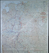 Дело 852: Документы отдела IIIb оперативного управления Генерального штаба при ОКХ: карта «Положение на Востоке» - Карта, показывающая положение войск вермахта на германо-советском фронте, включая положение частей Красной Армии, по состоянию на 22.10.1943