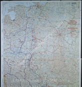 Дело 853: Документы отдела IIIb оперативного управления Генерального штаба при ОКХ: карта «Положение на Востоке» - Карта, показывающая положение войск вермахта на германо-советском фронте, включая положение частей Красной Армии, по состоянию на 23.10.1943