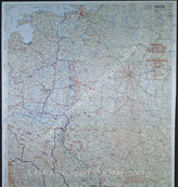 Дело 854: Документы отдела IIIb оперативного управления Генерального штаба при ОКХ: карта «Положение на Востоке» - Карта, показывающая положение войск вермахта на германо-советском фронте, включая положение частей Красной Армии, по состоянию на 24.10.1943