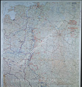 Дело 865: Документы отдела IIIb оперативного управления Генерального штаба при ОКХ: карта «Положение на Востоке» - Карта, показывающая положение войск вермахта на германо-советском фронте, включая положение частей Красной Армии, по состоянию на 04.11.1943