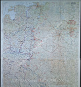 Дело 879: Документы отдела IIIb оперативного управления Генерального штаба при ОКХ: карта «Положение на Востоке» - Карта, показывающая положение войск вермахта на германо-советском фронте, включая положение частей Красной Армии, по состоянию на 18.11.1943