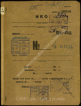 Дело 370:  Документы Разведывательного Управления Генерального штаба Красной Армии: формуляры с развединформацией 4-й авиаполевой дивизии