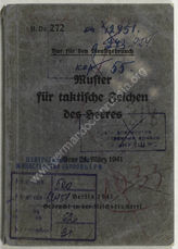Akte 62.  Muster für taktische Zeichen des Heeres, der Luftwaffe und der Kriegsmarine (vom 24. Mä...