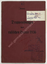 Akte 199.  OKH-Abteilung Fremde Heere (Vb): Truppenübungen der Roten Armee 1936. 

