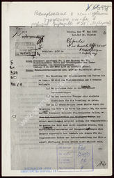Akte 87.  Besondere Anordnung Nr.1 des Oberkommandos  der Wehrmacht  zur Anweisung Nr.21: Richtli...