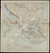 Дело 162. Обзорная карта: "Военно-географические условия обороны юго-восточного побережья Европы".     М 1:2 500 000.