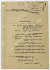 Akte 268.  OKH-Abteilung Fremde Heere West, Referat III: Notiz über die Stärke der britischen Str...