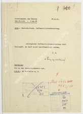 Akte 275.  Handakten des Ic der Heeresgruppe B: Deutsch-französischer Waffenstillvortrag vom 27.0...