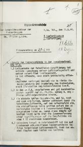 Akte 474.  OKH, Generalinspekteur der Panzertruppen: Vortragsnotiz des Generalinspekteurs der Pan...