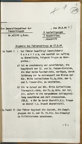 Akte 476.  OKH, Generalinspekteur der Panzertruppen: Notizen des Generalinspekteurs der Panzergru...