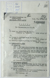 Akte 505.  OKH, Generalinspekteur der Panzertruppen: Notizen des Generalinspekteurs der Panzertru...