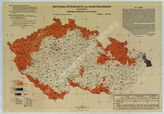 Дело 672.  Карта размещения национальностей в Чехословакии. M 1:750 000 