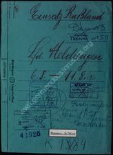Akte 725. Unterlagen des Ic der Heeresgruppe Mitte: laufende Meldungen (6.8.-11.8.1943)
