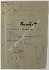 Akte 540. Unterlagen des Ic der Heeresgruppe Mitte: Übersicht und Material zu Kavallerieverbänden der Roten Armee bis 31.12.1942 