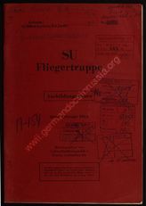 Akte 194. Orientierungsmappe des Dienstes Fremde Luftwaffen Ost des Führungsstabes der Luftwaffe über Ausbildungswesen der sowjetischen Fliegertruppe mit Fotos und Skizzen. 