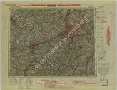 Akte 758. Unterlagen der OKH-Abteilung Fremde Heere West: Karte zu den Befestigungsanlagen an der niederländisch-belgischen Grenze – Stand 1.10.1939, M 1:300.000. 