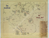 Дело 765. Карты-схемы по обучению в рамках подготовки к нападению на Польшу (ввод в бой «синих» и «красных»).