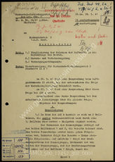 Akte 302. Dienstliche Anweisungen des Nachschubverbindungsstabes über die Eingliederung der Kolonnen der Luftwaffe in die Marschfolge des Heeres, als auch über die Organisation der Versorgungsstützpunkte. 