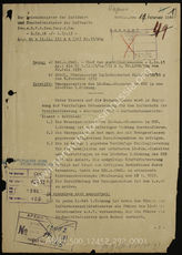 Akte 292. Anweisungen des Reichsministers für Luftfahrt und Oberbefehlshabers der Luftwaffe über die Umorganisation des Luftschutzsanitätsdienstes. 