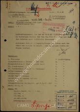 Akte 468. Anordnung des Luftwaffenkommandos Ost über die Kriegsgliederung des Stabes Luftwaffenkommandо Ost. 