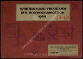 Akte 515. Winterausbau-Programm der Bodenorganisation der deutschen Luftwaffe in Rumänien 1944. 