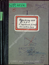 Дело 642. Приложение Д (Восток) к журналу боевых действий группы I 2-й истребительно-бомбардировочной эскадры: телеграммы. 
