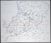 Дело 22. Документы и материалы к учениям 1-й оперативной группы армий сухопутных сил в Силезии и Восточной Пруссии в 1937 г., карты оперативной обстановки и задачи сторон.