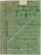 Akte 487. Unterlagen des Ic der Heeresgruppe Mitte: laufende Meldungen (1.11.-2.11.1942)