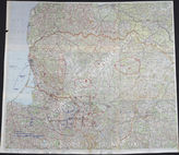 Дело 701. Карта манёвра германской армии (командование 1-й армии) в районе Восточной Пруссии/ Кёнигсберга (итоговое положение на 02.07.1938 г.) – по состоянию на 02.07.1938 г., М 1: 300 000.