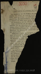 Akte 532. Merkblatt "Das Luftbild" des A.O.K. 9. 