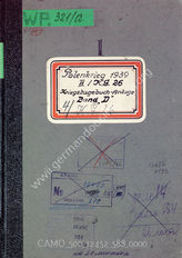 Дело 588. Приложение к журналу боевых действий группы II 26-й бомбардировочной эскадры (группа фон Буше). 
