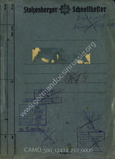 Akte 212. Unterlagen der Ia-Abteilung des Kommandos der 35. ID: KTB der Division vom 1.-18.1.1944