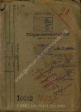 Дело 355. Документы разведывательного отдела командования 23-го армейского корпуса: отчет о боевых действиях разведотдела за ноябрь 1944 г., включая приложения.