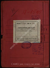 Akte 50. Dokumente aus der Personalakte vom Hauptmann / Major der Landwehr Bruno Dürrenfeld, 1940 – 1943.