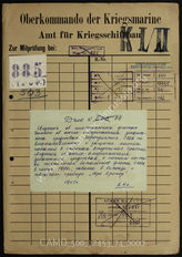 Akte 74. Auflagen des Informationsbulletins des Oberkommandos der Kriegsmarine “Fremde Marinen. Nachrichtenauswertung” für Februar 1945.