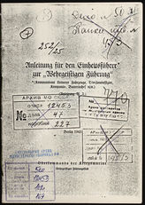 Akte 102.  Anleitung für die Einheitsführer der Kriegsmarine zur “Wehrgeistigen Führung”.  Eingeführt am 1. November 1943. 