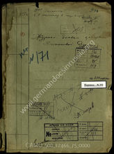 Akte 75. Unterlagen der Ia-Abteilung des PzAOK 3: KTB der 3. Panzerarmee, 1.3.-30.4.1944 – Reinschrift.