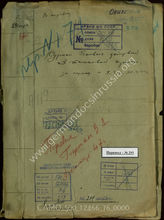 Akte 76. Unterlagen der Ia-Abteilung des PzAOK 3: KTB der 3. Panzerarmee, 1.3.-30.4.1944 – 2. Exemplar.